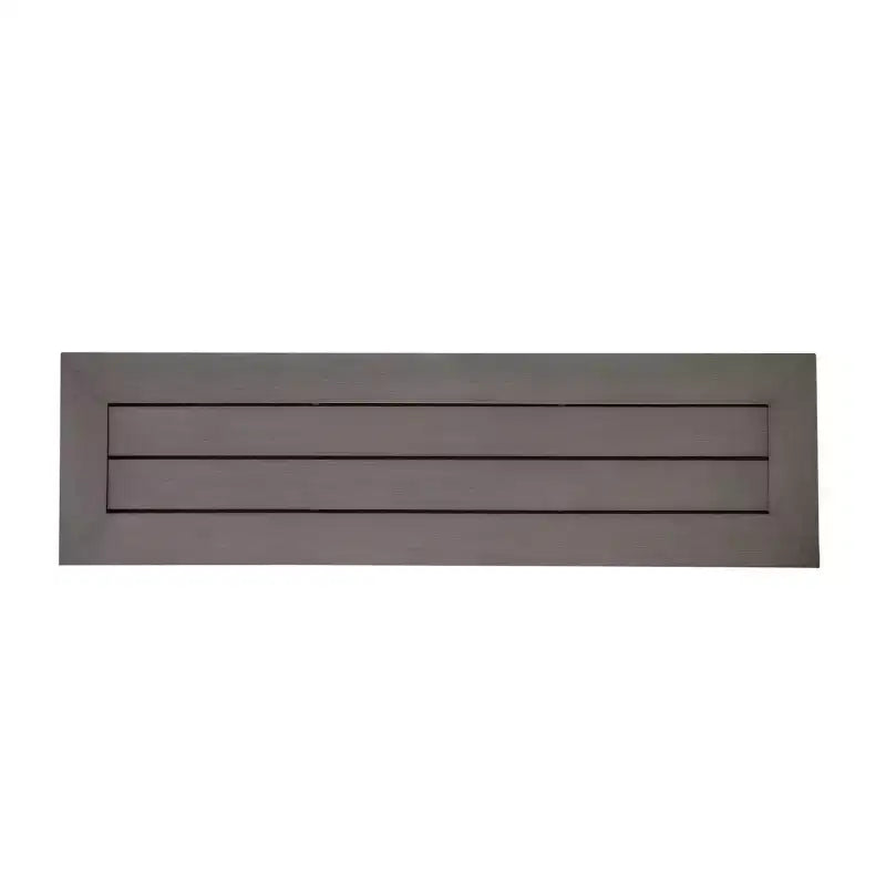 Banc de salle à manger moderne Lamphere Rectangle en aluminium gris foncé - Christopher Knight Home : Résistant aux intempéries, sièges de patio