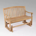 Sonoma Lane Gresham Teak Glider Bench - Weather-Resistant, 2-Seater Patio Furniture