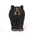 Collinston Outdoor Bear Garden Bench Matte Black - Christopher Knight Home