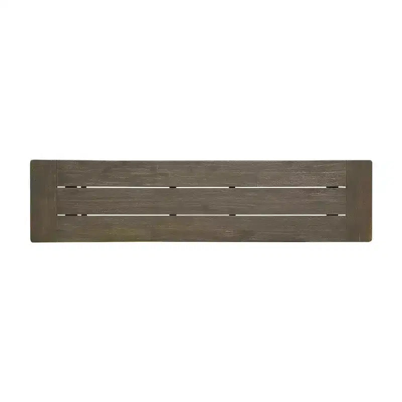 Christopher Knight Home Banc d'extérieur Raphael 2 places en bois d'acacia gris sablé/noir