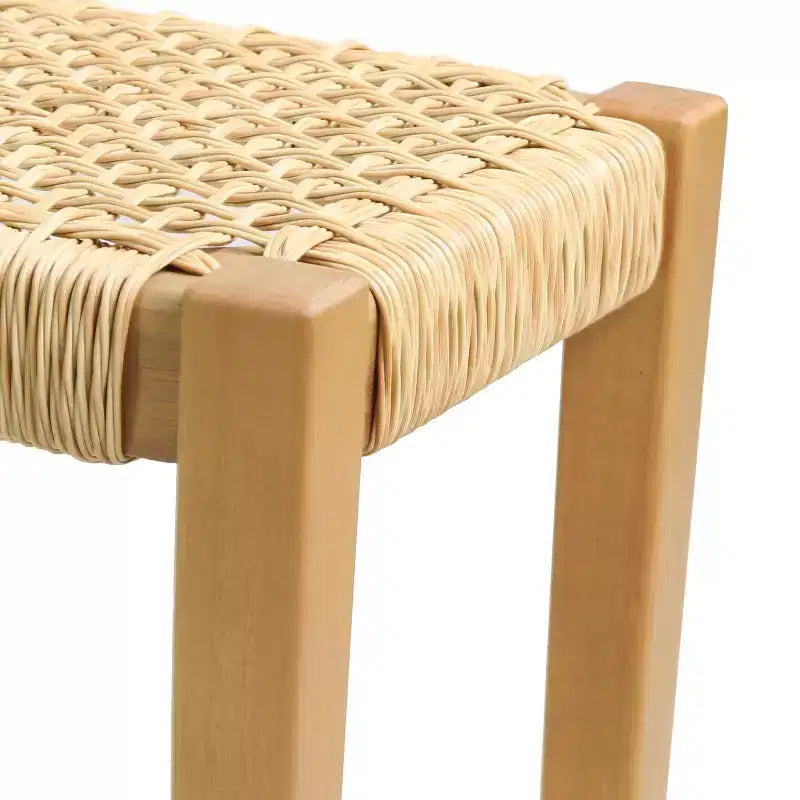 Banc d'extérieur Christopher Knight Home Angie 43 en bois d'acacia et osier, teck/marron