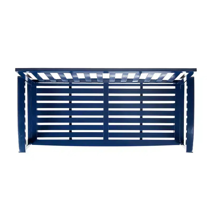 Christopher Knight Home Loja Banc en lattes en bois d'acacia d'extérieur 48 po, bleu marine