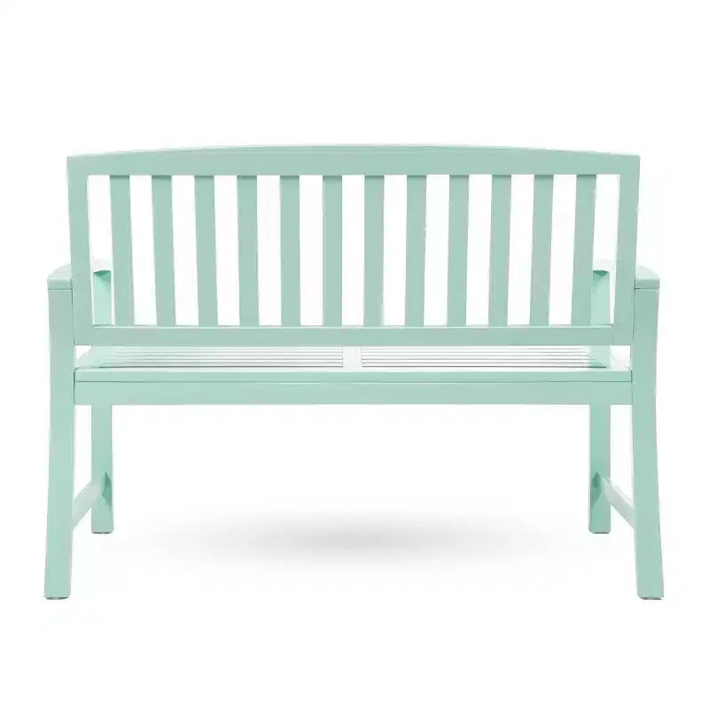 Banc d'extérieur à lattes en bois d'acacia GDFStudio Rubie 48