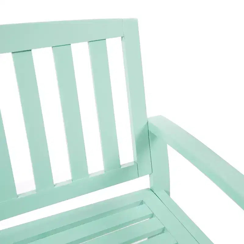 Banc d'extérieur à lattes en bois d'acacia GDFStudio Rubie 48