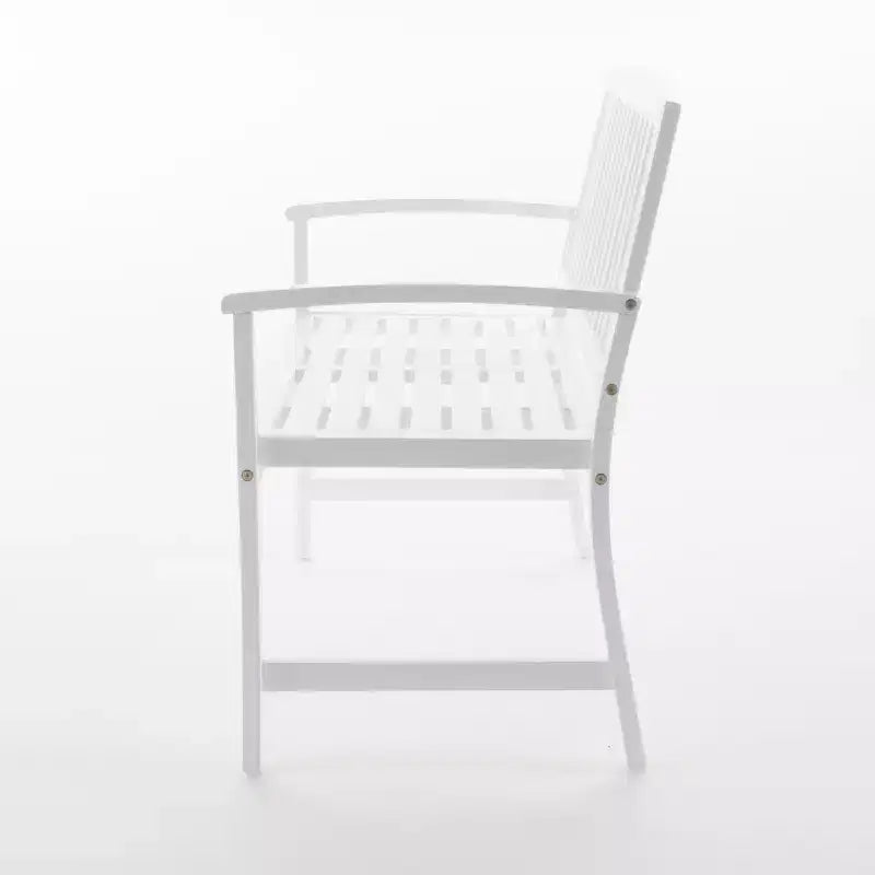 Banc d'extérieur à lattes en bois d'acacia GDFStudio Rubie 48