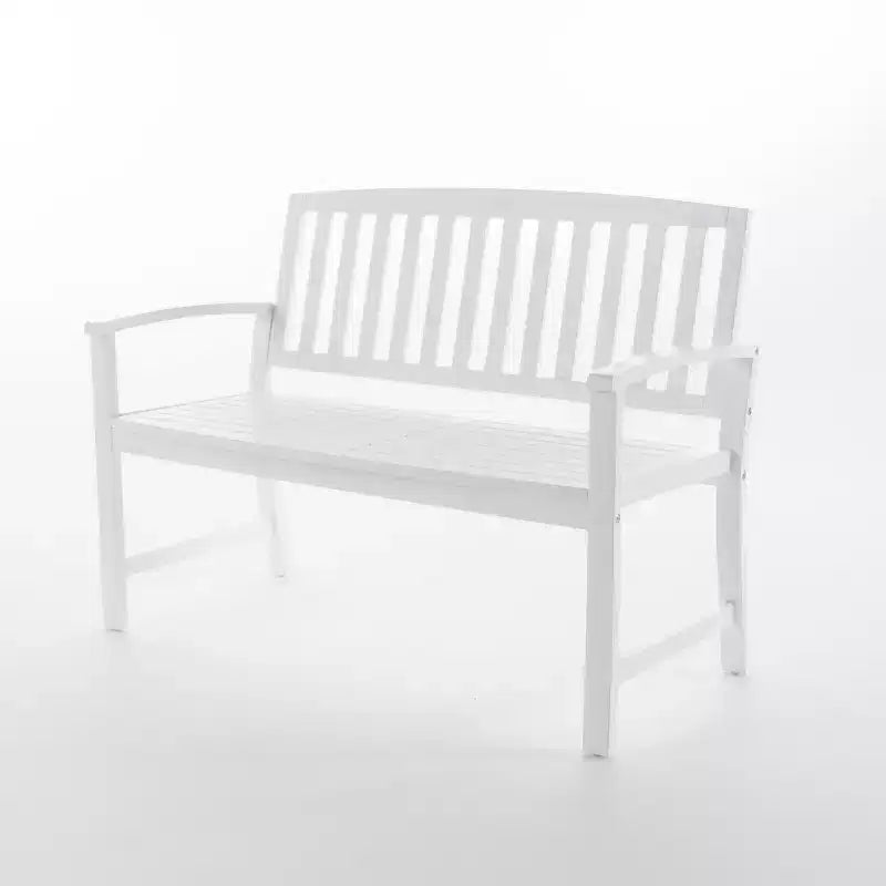 Banc d'extérieur à lattes en bois d'acacia GDFStudio Rubie 48