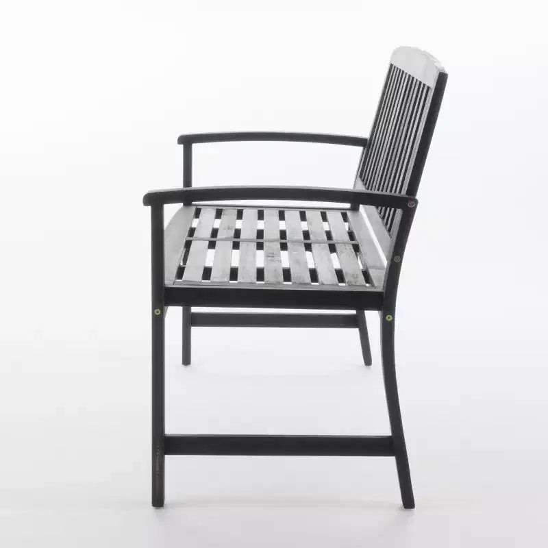 Banc d'extérieur à lattes en bois d'acacia GDFStudio Rubie 48