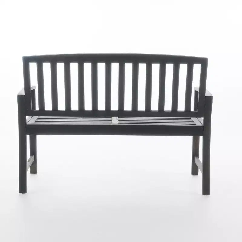 Banc d'extérieur à lattes en bois d'acacia GDFStudio Rubie 48
