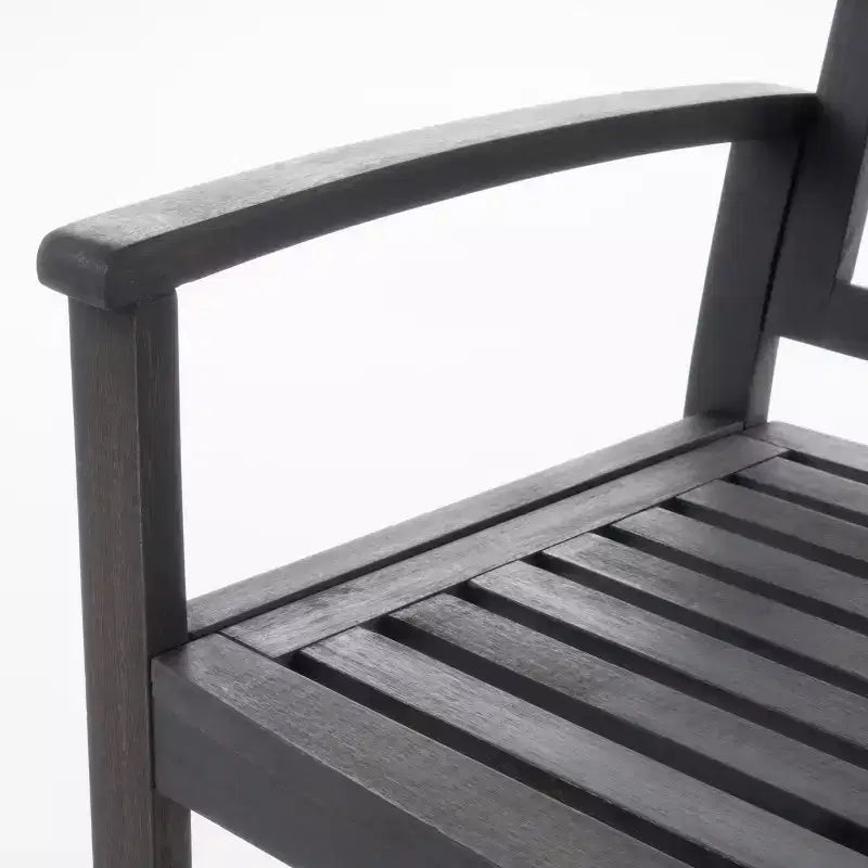 Banc d'extérieur à lattes en bois d'acacia GDFStudio Rubie 48
