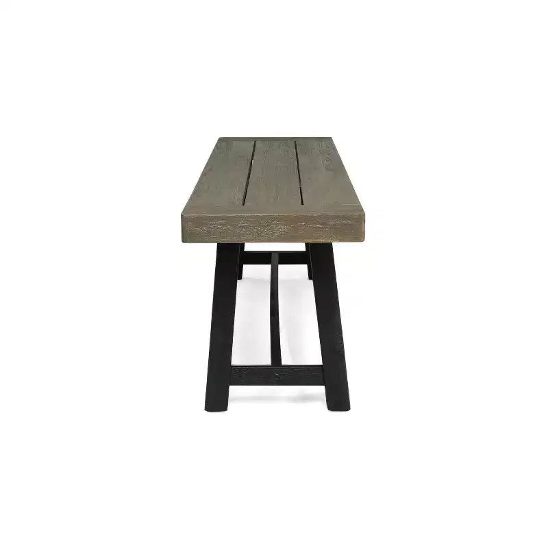 Banc d'extérieur Foster GDFStudio en bois d'acacia de 63 po
