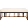 Bola Bench - Outdoor - PAT9044 - Natural/Beige - Safavieh