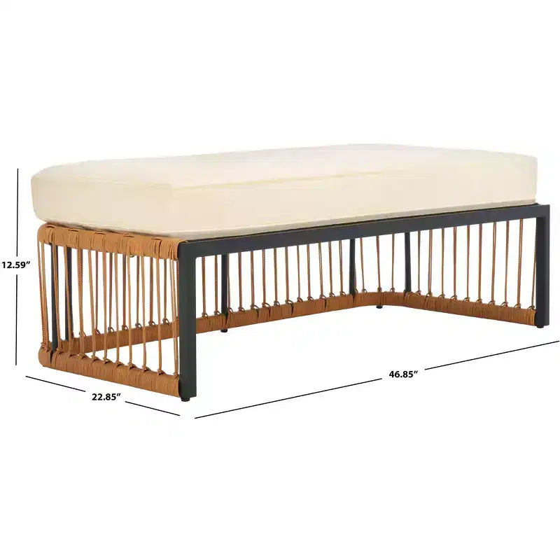 Banc Bola - Extérieur - PAT9044 - Naturel/Beige - Safavieh