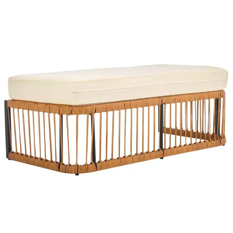 Banc Bola - Extérieur - PAT9044 - Naturel/Beige - Safavieh