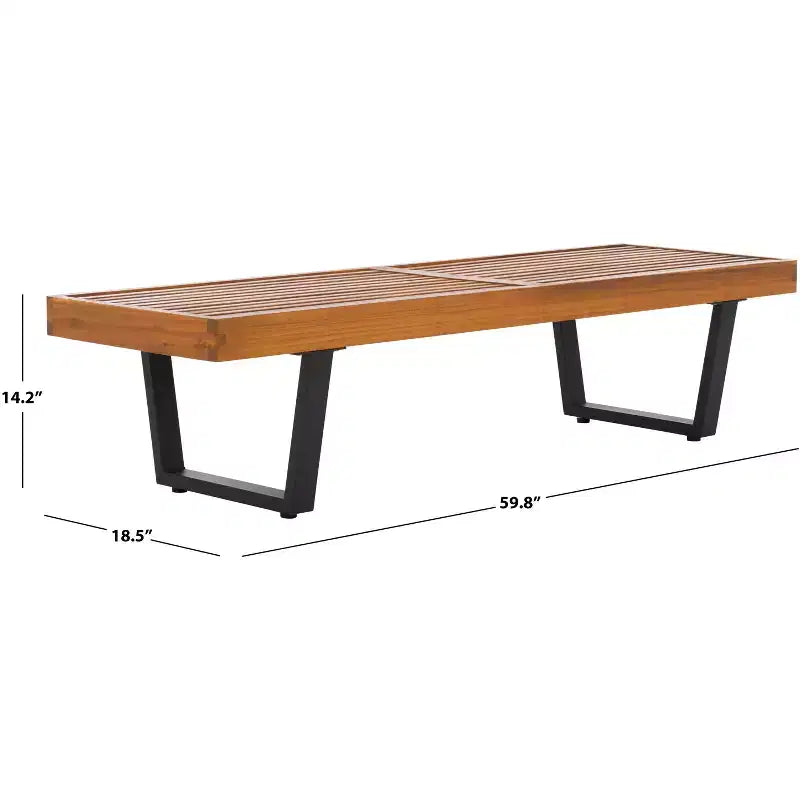Banc Heather 60 po – Extérieur – PAT7326 – Safavieh