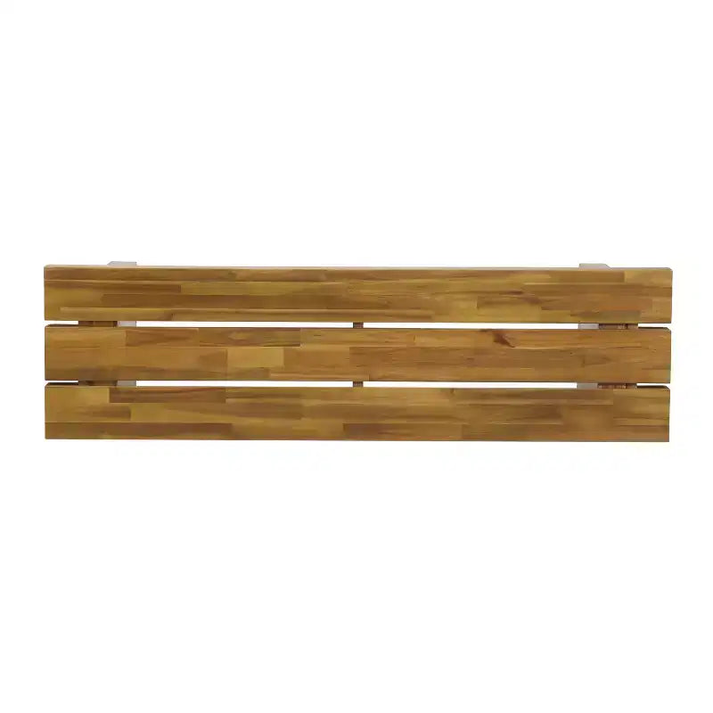 Banc d'extérieur en bois d'acacia Christopher Knight Home Appling de 145 cm avec piètement traîneau, naturel