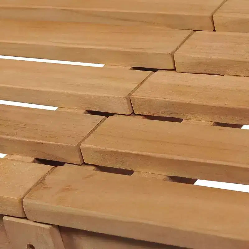 vidaXL Banc de jardin extérieur Chaise de porche Banc en bois massif Teck