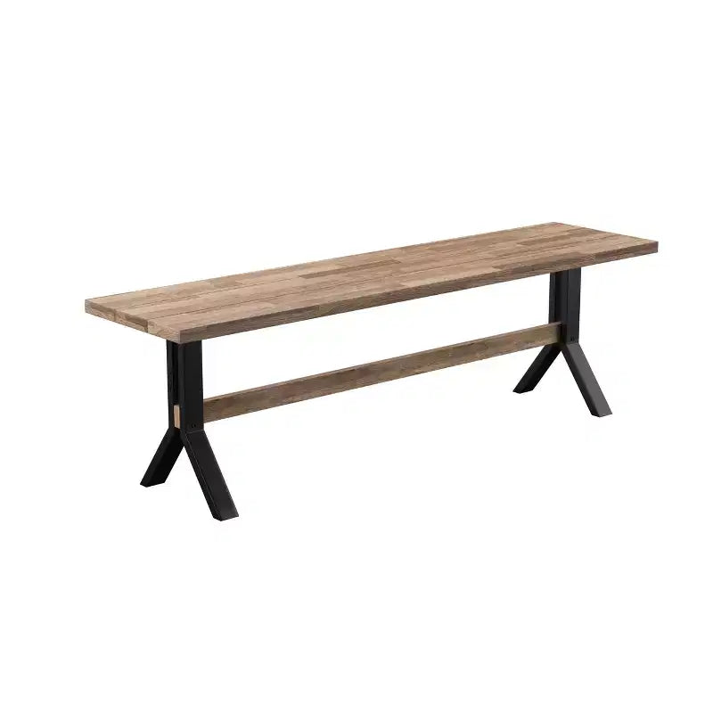 Banc extérieur à lattes Standlake - Naturel - SEI