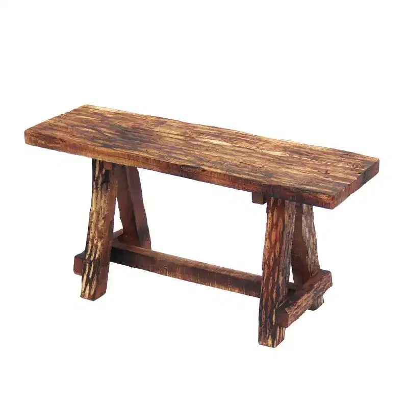 Banc de jardin Royal Hampton en bois avec gravure rétro