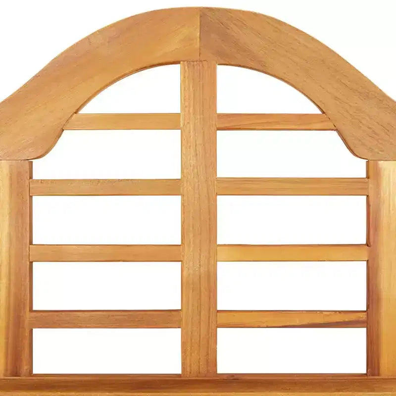 vidaXL Banc d'extérieur 125 cm, bois d'acacia massif finition huilée, assise confortable, mobilier de jardin marron.