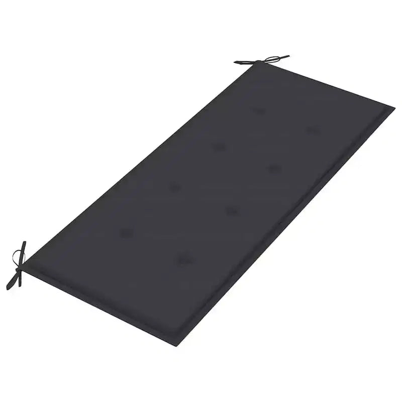 vidaXL Banc/Causeuse de jardin 2 places en bois d'eucalyptus gris avec coussin anthracite pour jardin, terrasse, extérieur