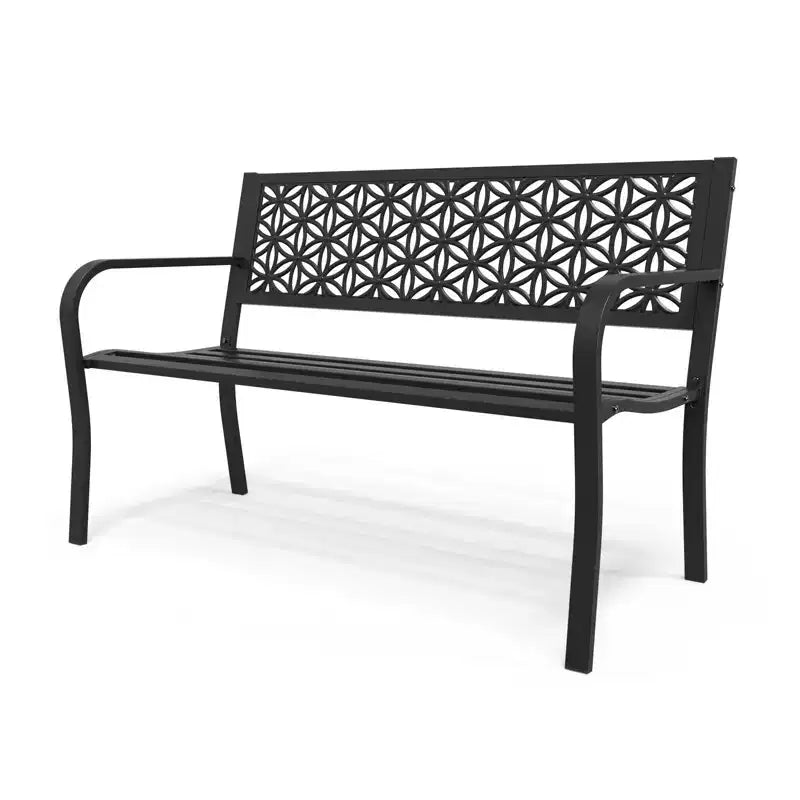 Karl Home | 50 in. Metal Outdoor Bench (7 colors available)
