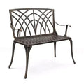 Karl Home | 38-Inch Aluminum Garden Bench