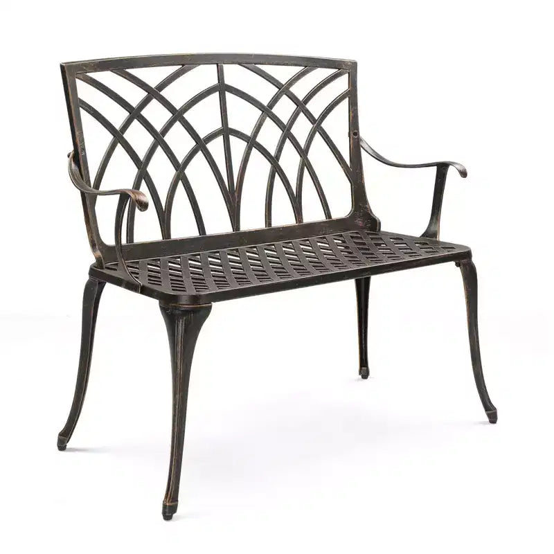 Karl Home | 38-Inch Aluminum Garden Bench