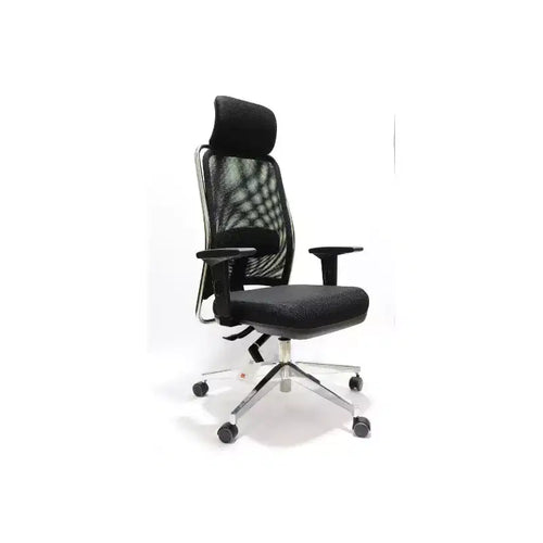 HomeStock 52.75 in.H Adjustable Height Gray Faux Leather Seat Material with Adjustable Tilt Office Chairs