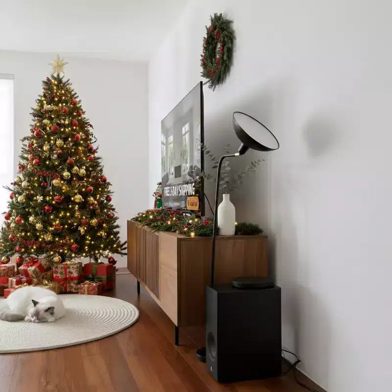 Modern 70.87" Walnut TV Stand - Multifunctional Entertainment Center for Living Room & Bedroom