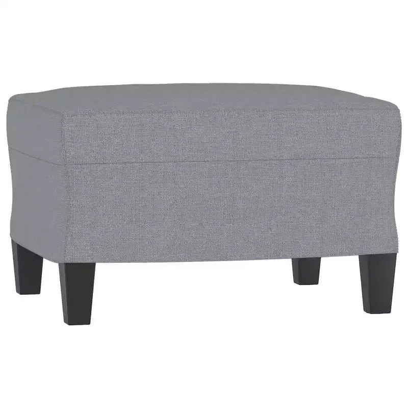 3-Seater Sofa with Footstool for Living Room - Fabric Upholstered