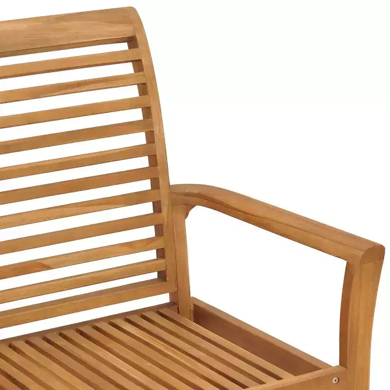 Banc de jardin Teck naturel Poncé fin Durabilité moyenne