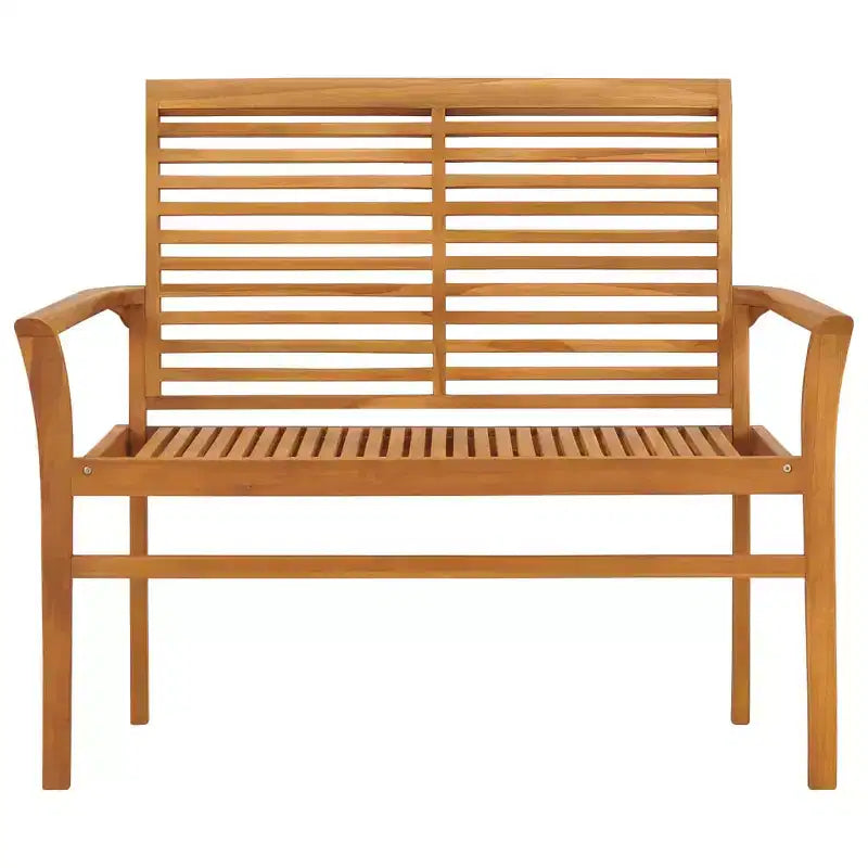 Banc de jardin en teck, bois de teck crème blanc, robuste