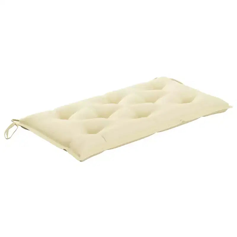 Banc de jardin en teck, bois de teck crème blanc, robuste