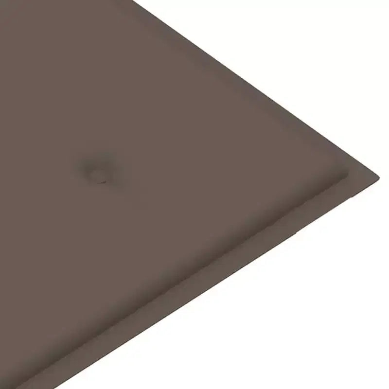 Banc de jardin Marron Bois d'acacia massif et polyester Moyen Robuste