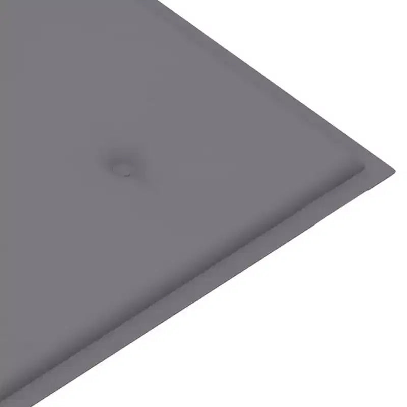 Banc de jardin marron, gris bois d'acacia massif, polyester 120 cm