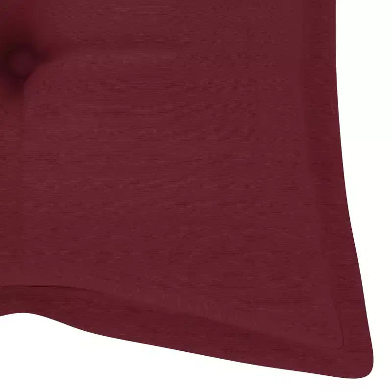 Banc de jardin Bois naturel Bois d'acacia massif avec un coussin en tissu