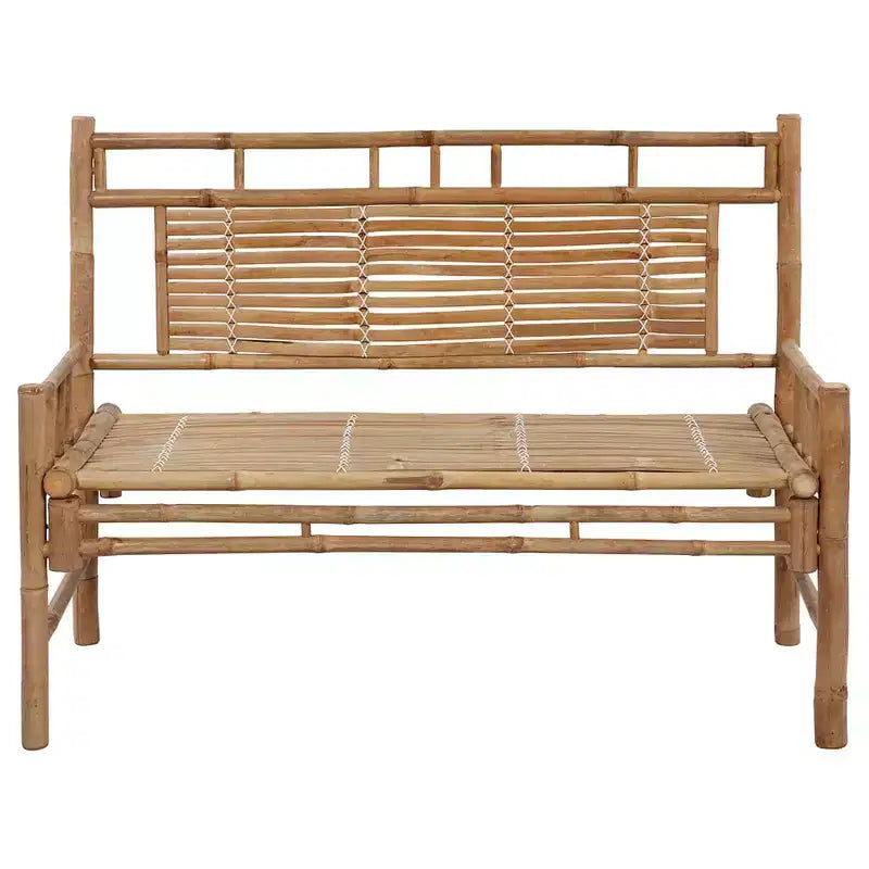 Banc de jardin Bambou Bambou, Polyester Banc de jardin moyen