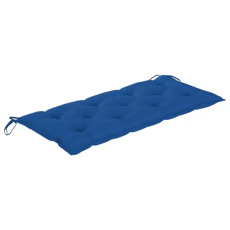 Banc de jardin Bambou naturel Bambou et 100 % polyester 120 cm