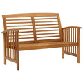 Garden Bench Natural Wood Solid Acacia Wood Medium Durable