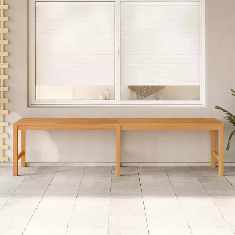 Banc de jardin en teck chaud Teck massif 180 cm de longueur Durable