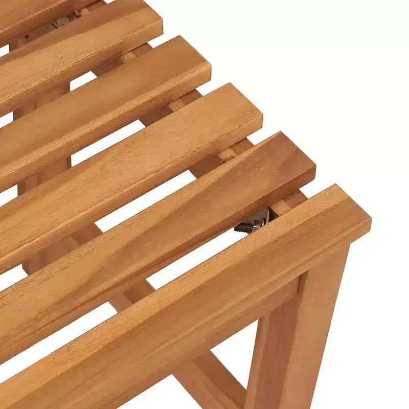 Banc de jardin en teck chaud Teck massif 180 cm de longueur Durable