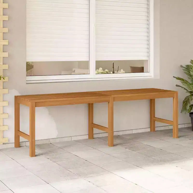 Bench Teak Solid Teak Wood 59.1 in long Durable Garden Bench
