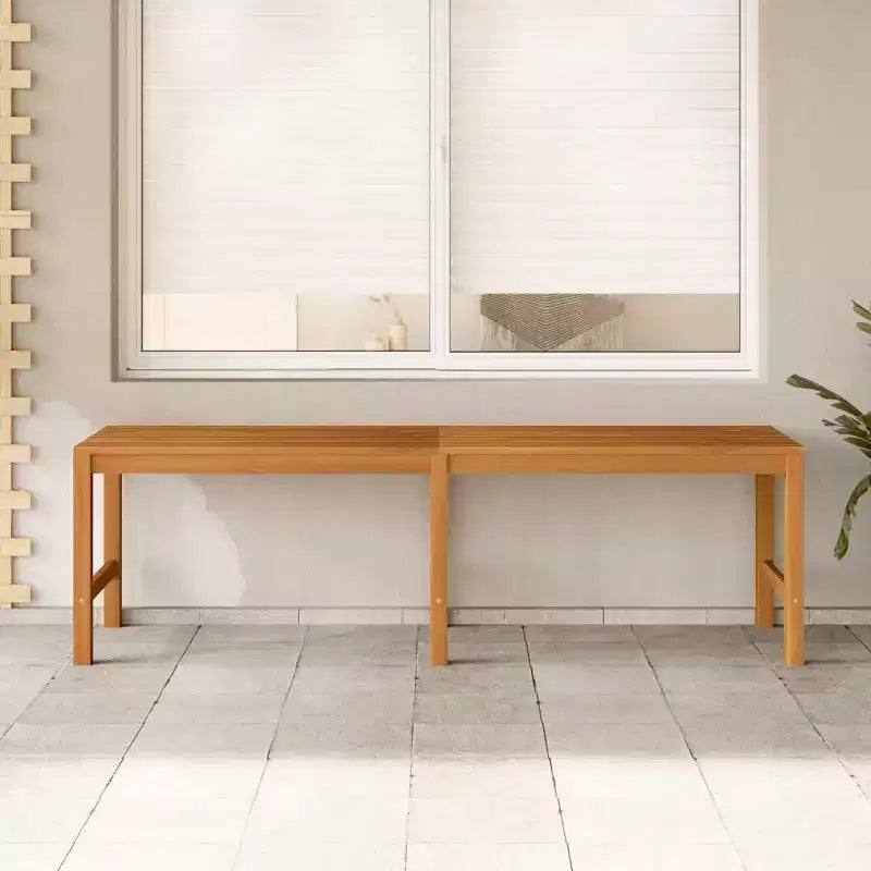 Banc en Teck Bois de Teck Massif 150 cm de long Banc de Jardin Durable