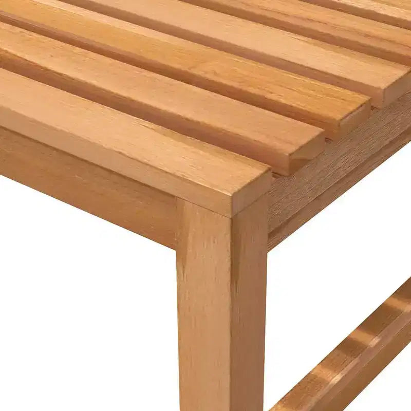 Banc en Teck Bois de Teck Massif 150 cm de long Banc de Jardin Durable
