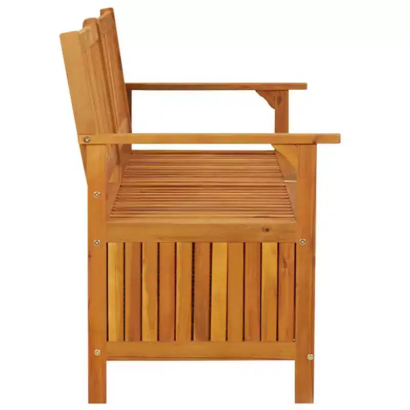 Banc Bois naturel Bois d'acacia massif 148 cm Banc Rectangulaire