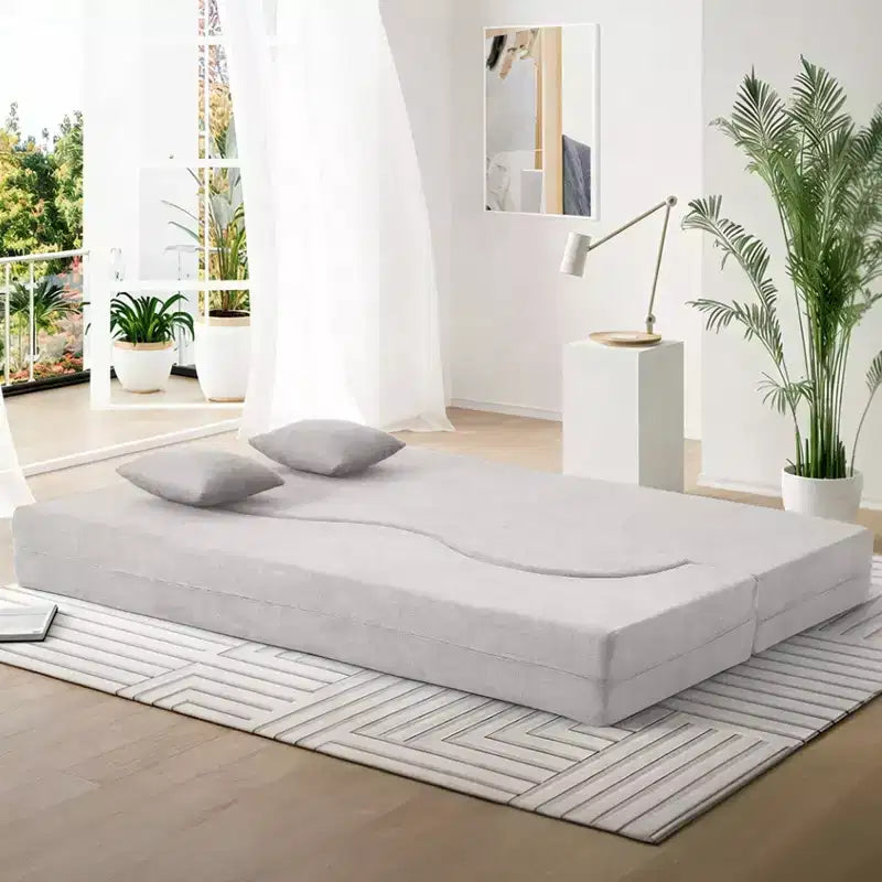Convertible Folding Sofa Bed with High-Density Foam for Living Room, Guest Room, and Bedroom