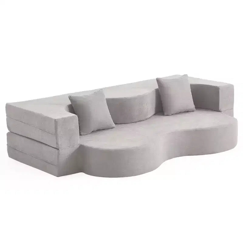 Convertible Folding Sofa Bed with High-Density Foam for Living Room, Guest Room, and Bedroom