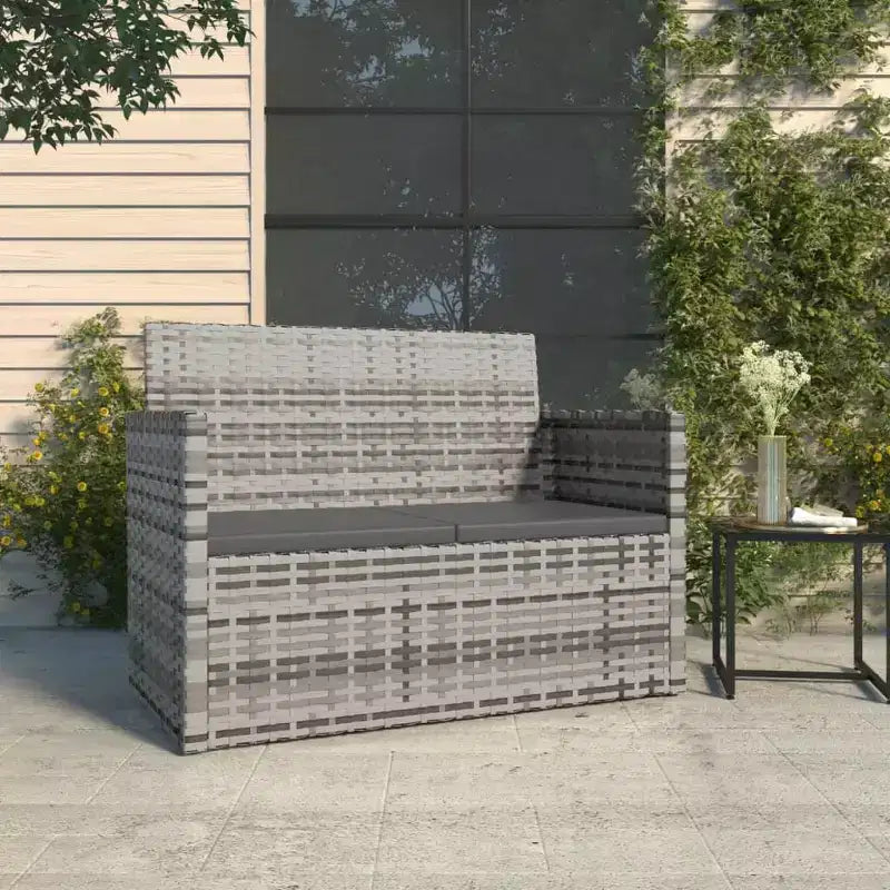 vidaXL Banc de terrasse Banc de jardin durable rectangulaire moderne