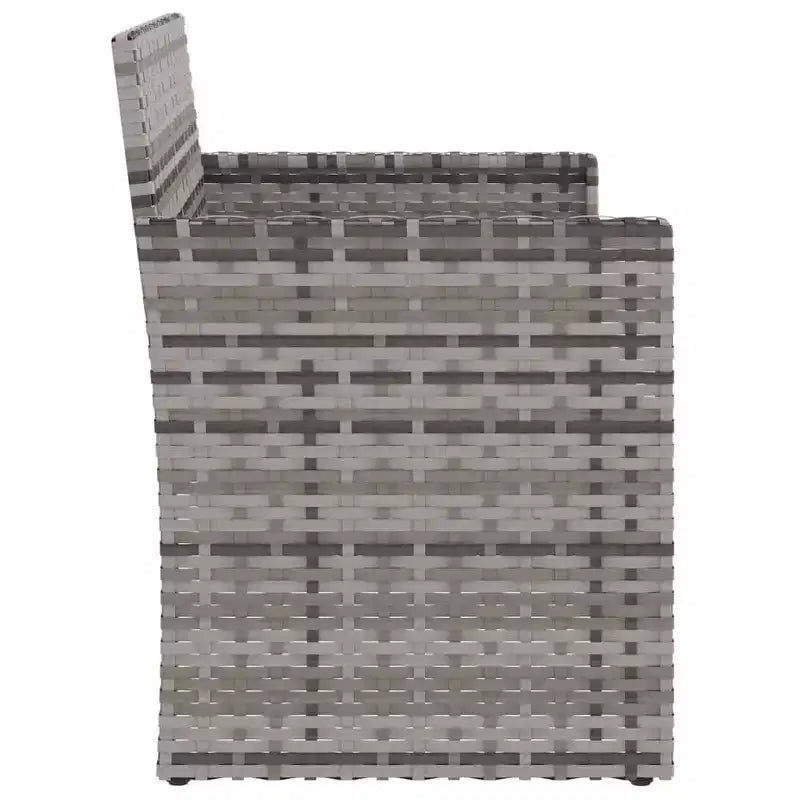 vidaXL Banc de terrasse Banc de jardin durable rectangulaire moderne