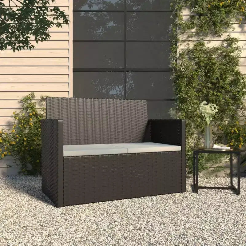 vidaXL Banc de terrasse Banc de jardin durable rectangulaire moderne